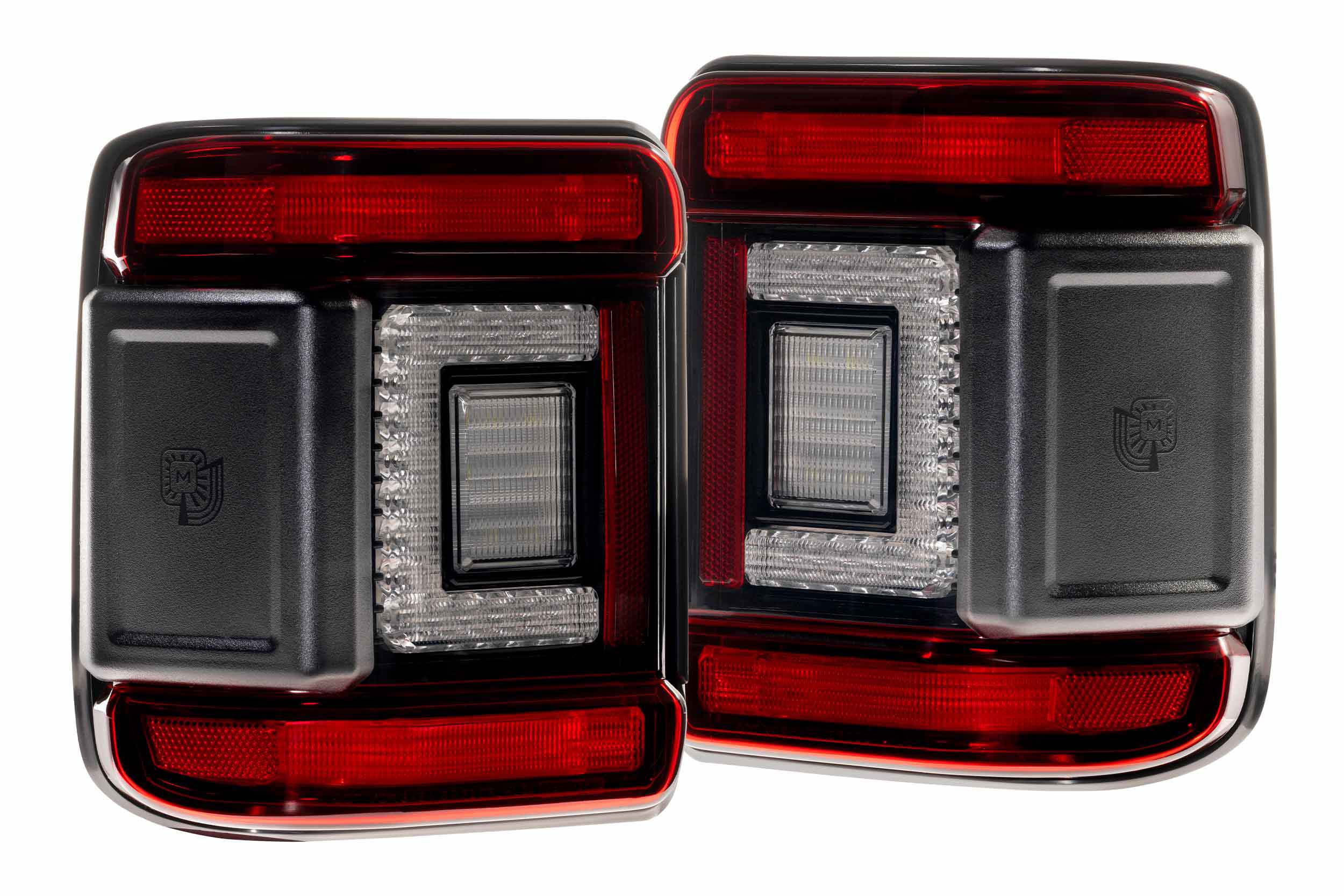 LF747 | Jeep Wrangler JL Low Profile XB Red LED Tail Lights